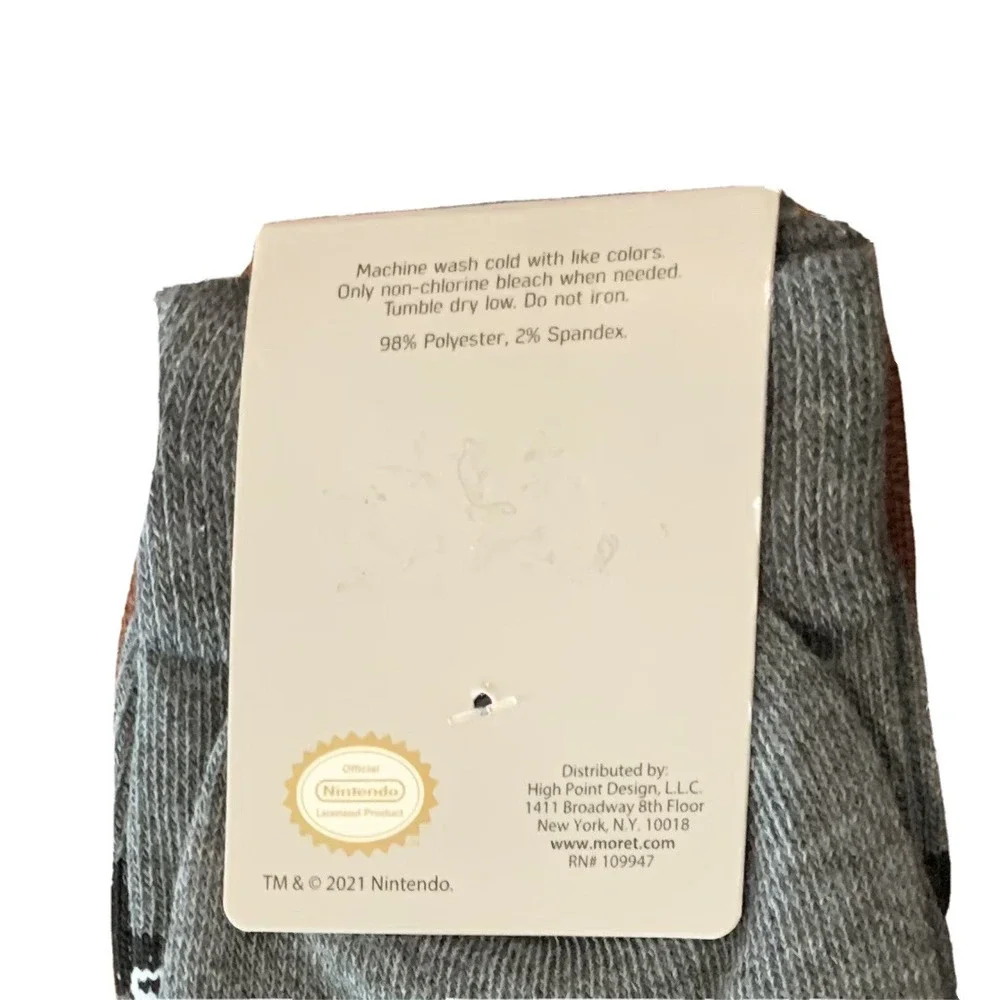 Nintendo Mens Socks Crew New Sorry I Can't I'm Gaming 10-13 Fits Shoe 6.5-12